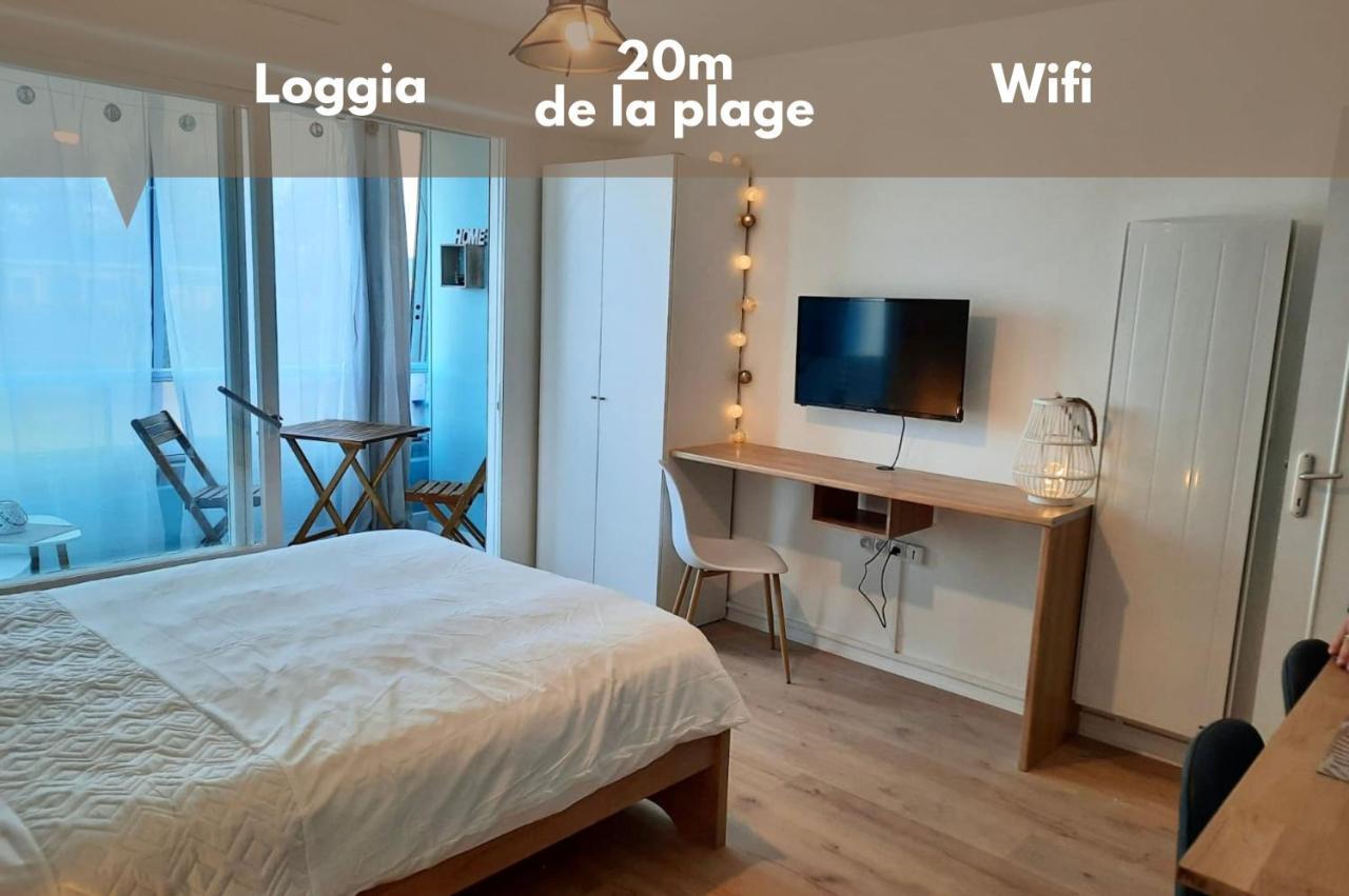 Le levant - avec loggia - à 20m de la plage Courseulles-sur-Mer Exterior foto